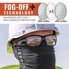 Ergodyne Skullerz BALDR Anti-Scratch/AntiFog Safety Glasses, Matte Black Nylon Frame, In/Outdoor Polycarb Lens 57085